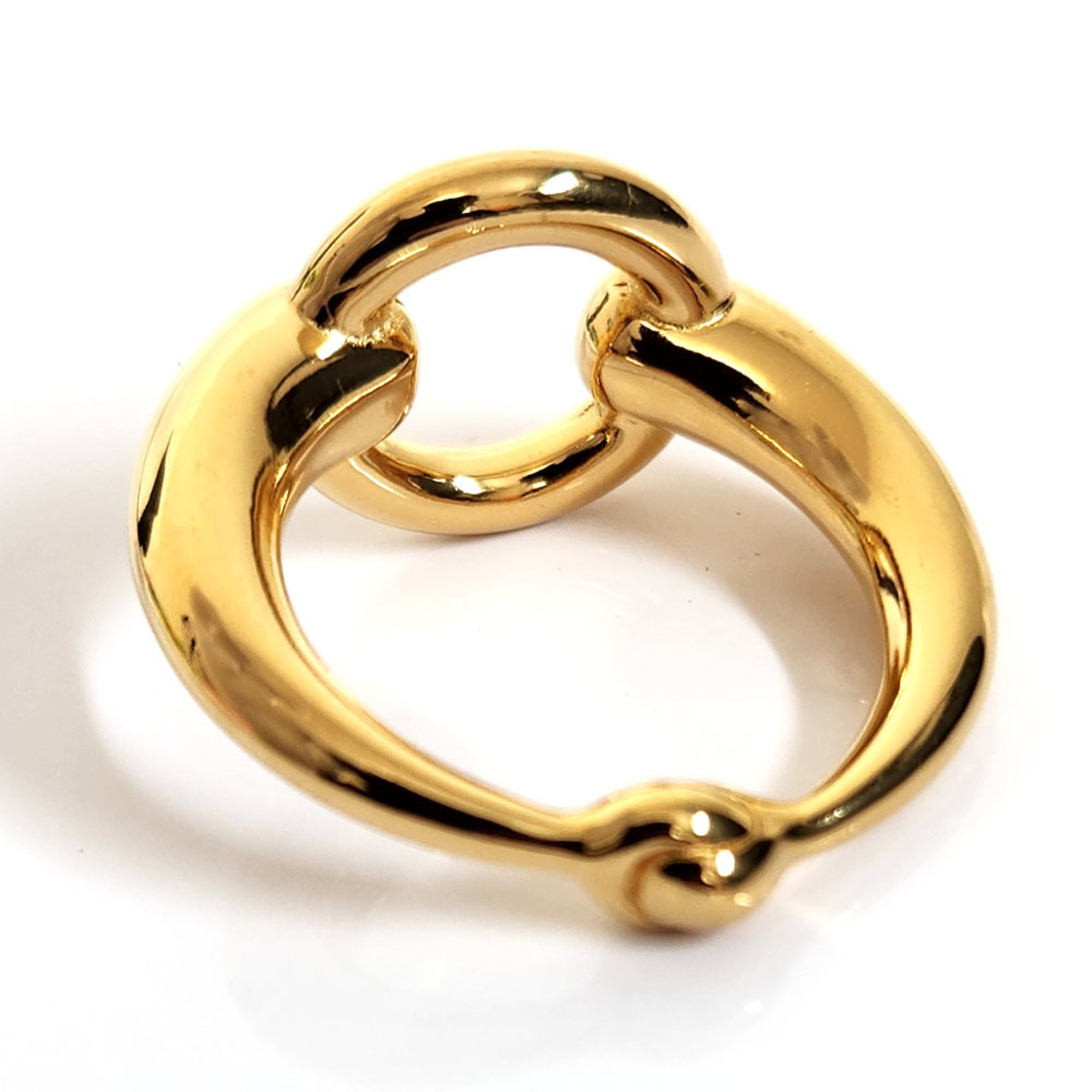 Hermes Mo Scarf Ring - Gold Metal Clasp