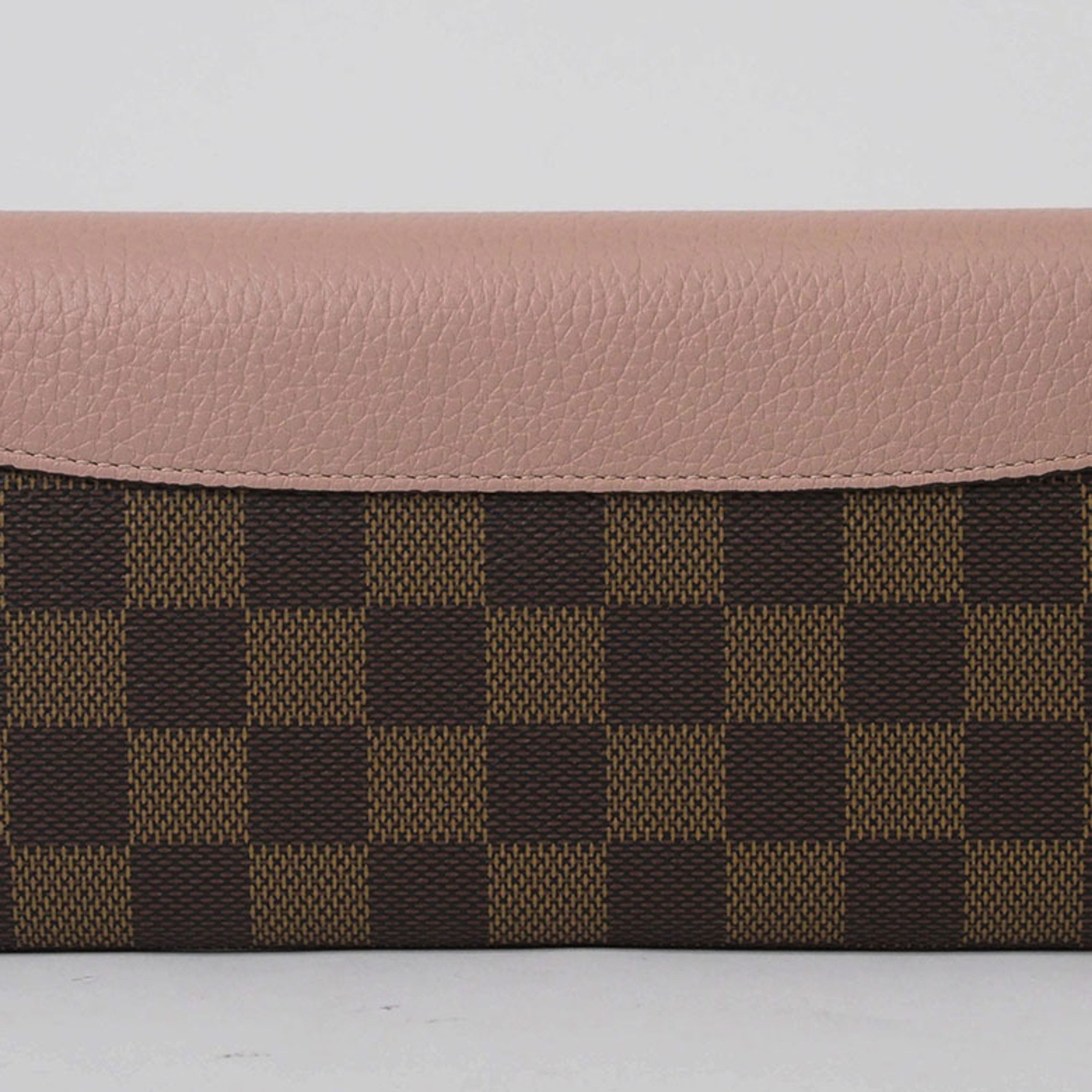 Louis Vuitton Portefeuille Normandy Wallet Damier Ebene Magnolia N61262 Women's LOUIS VUITTON