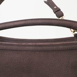 Burberry Hobo Bag Brown Women's Suede BURBERRY