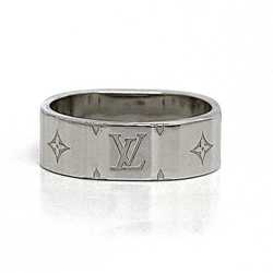 Louis Vuitton Ring Nanogram Silver Gold Monogram M00217 Medium Metal GP LE0187 LOUIS VUITTON Combination Unisex