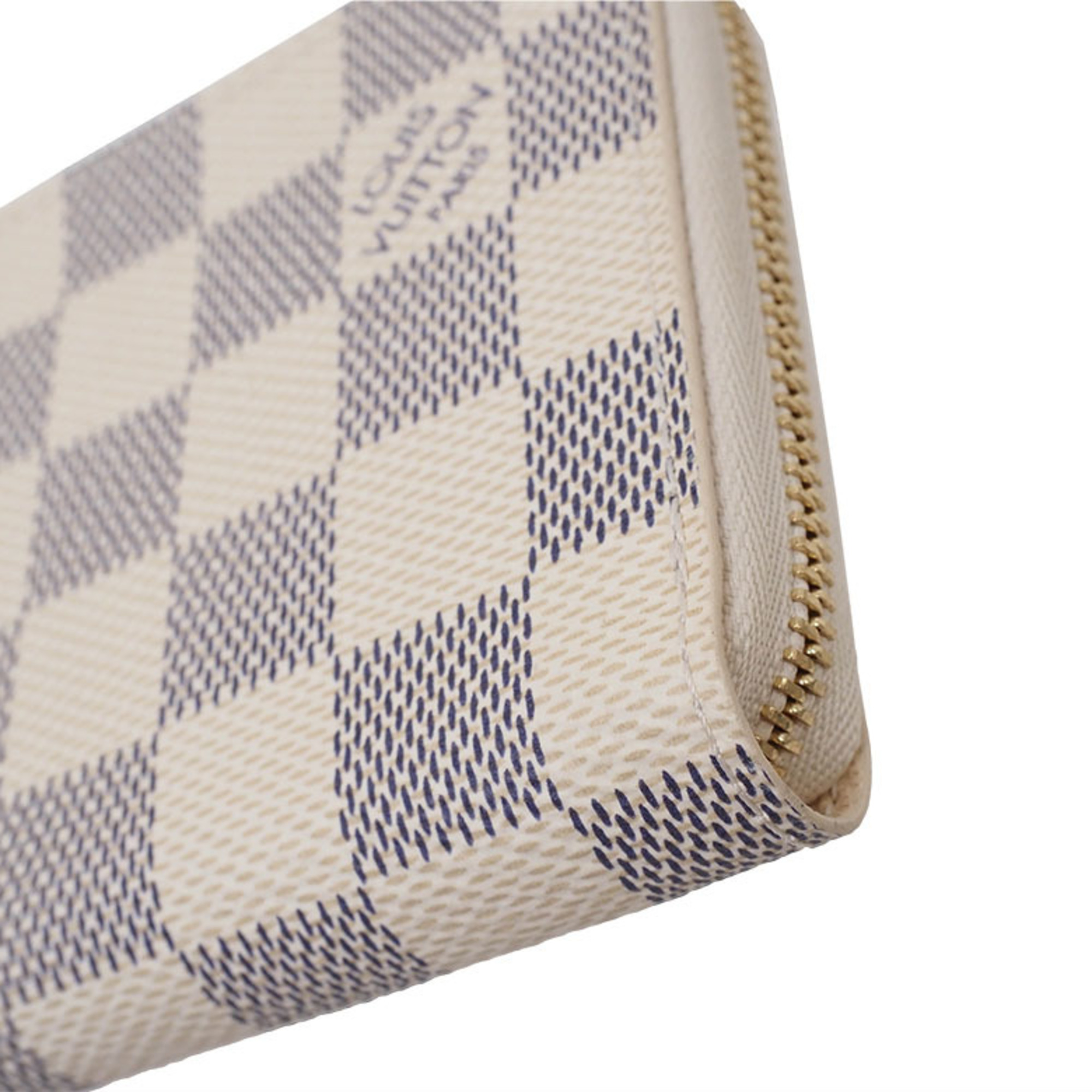 Louis Vuitton Zippy Coin Purse Wallet Damier Azur N63069 Women's LOUIS VUITTON