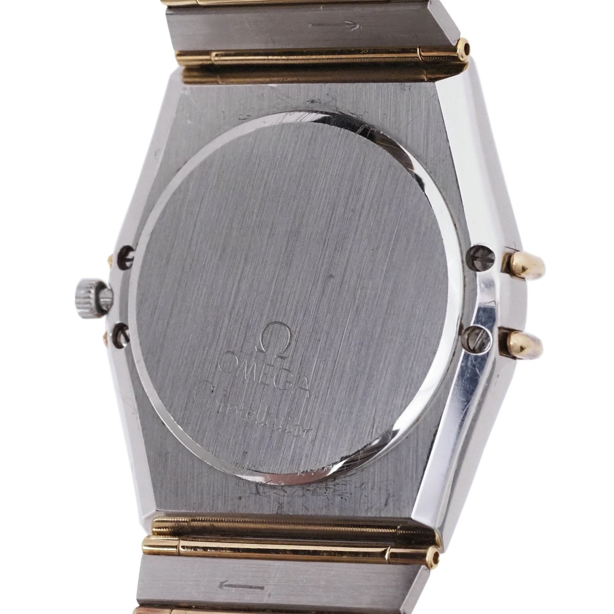 OMEGA Constellation Day Date 396.1069 K18/SS Watch 1448/4331 Silver and Gold Combination Men's