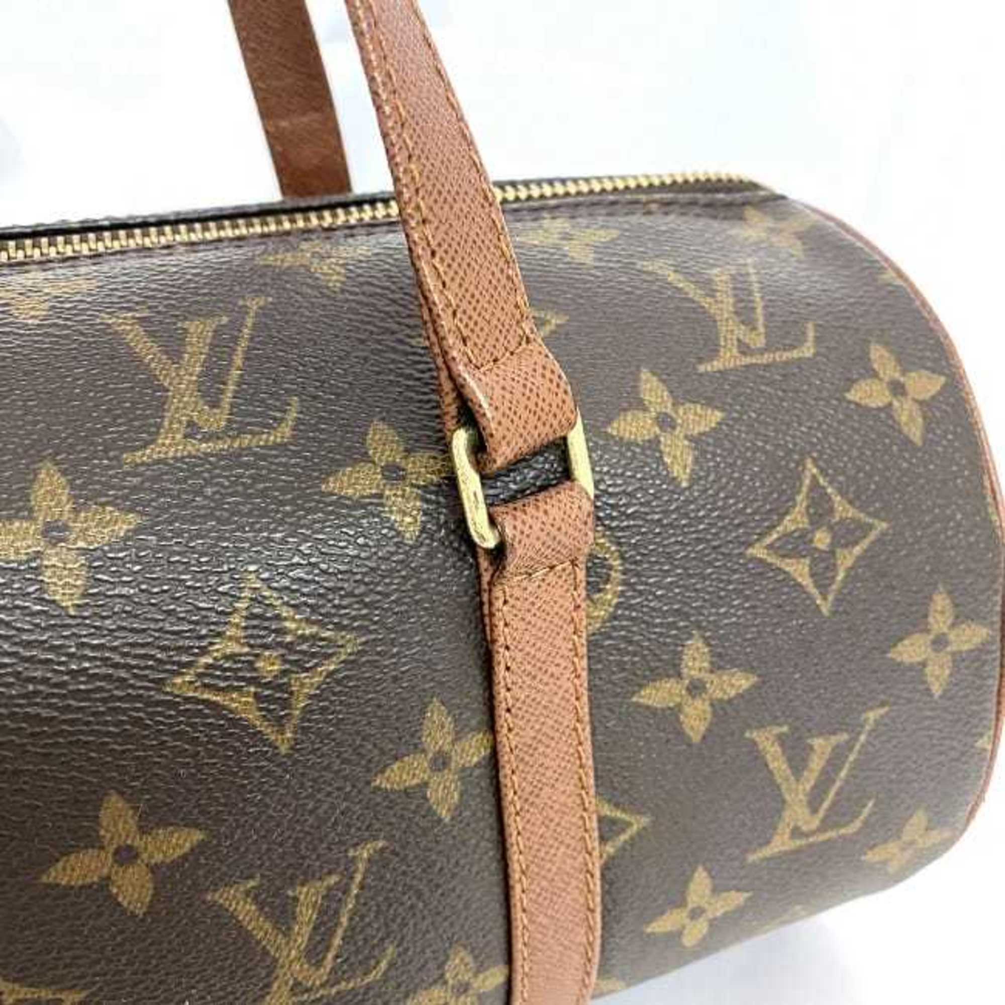 Louis Vuitton Handbag Papillon 30 Brown Monogram M51365 Boston Bag Canvas Leather NO1929 LOUIS VUITTON Bags for Women