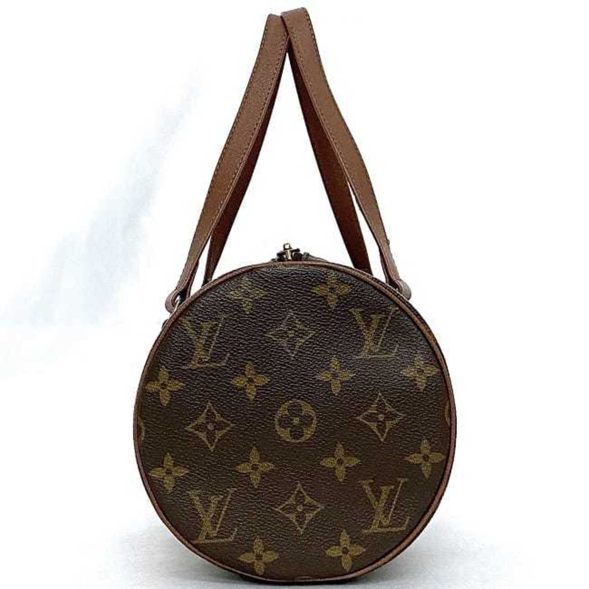 Louis Vuitton Handbag Papillon 30 Brown Monogram M51365 Boston Bag Canvas Leather NO1929 LOUIS VUITTON Bags for Women