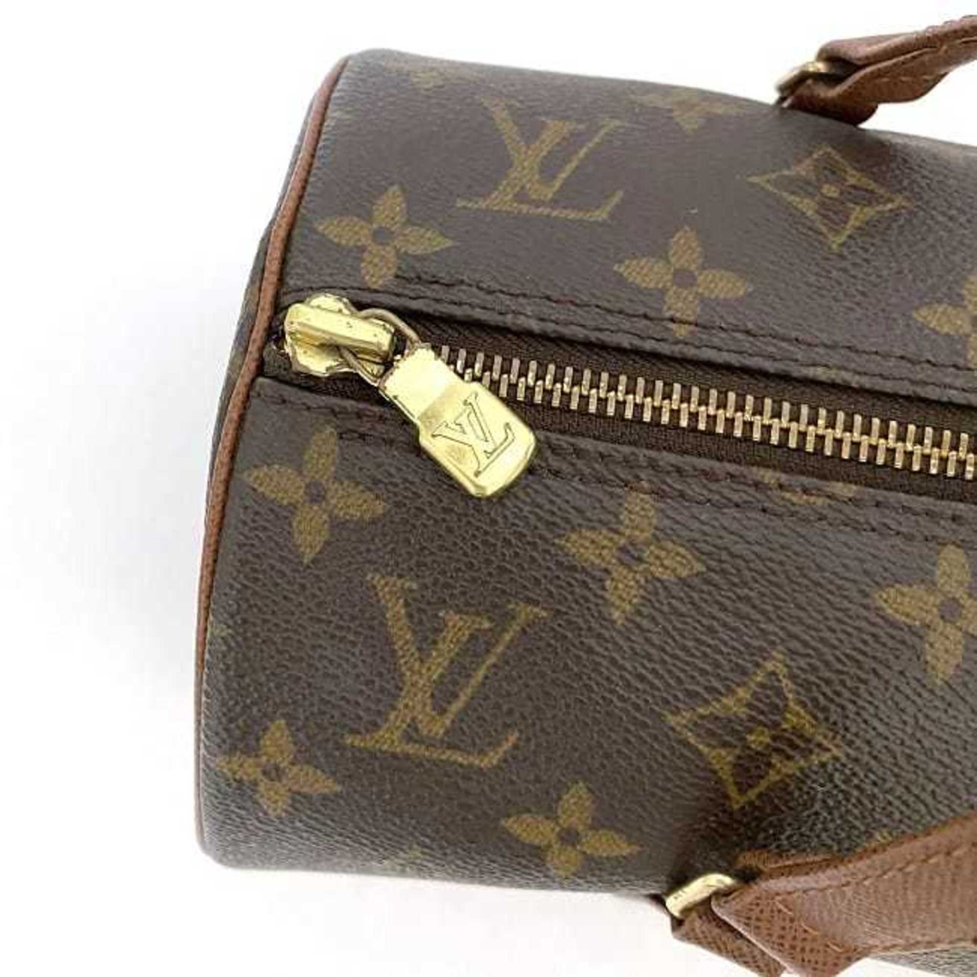 Louis Vuitton Handbag Papillon 30 Brown Monogram M51365 Boston Bag Canvas Leather NO1929 LOUIS VUITTON Bags for Women