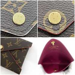 Louis Vuitton Pouch Pochette Kirigami Brown Red Pink Bordeaux Monogram M62034 Three-piece Set Clutch Bag Canvas SP2128 LOUIS VUITTON Triple Bag-in-Bag 3-piece