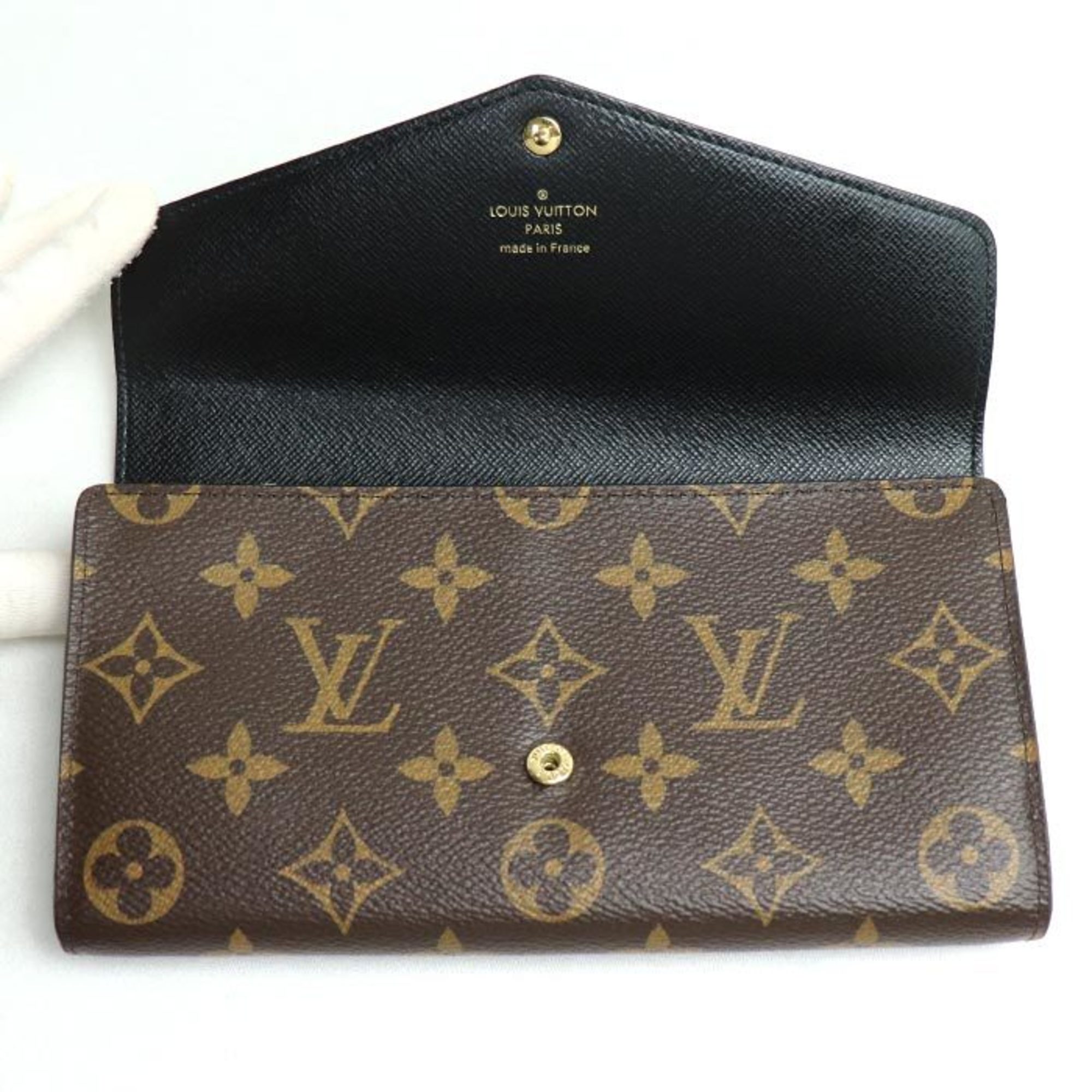 LOUIS VUITTON Louis Vuitton Portefeuille Sarah Long Wallet Monogram Giant Reverse M80726 Women's