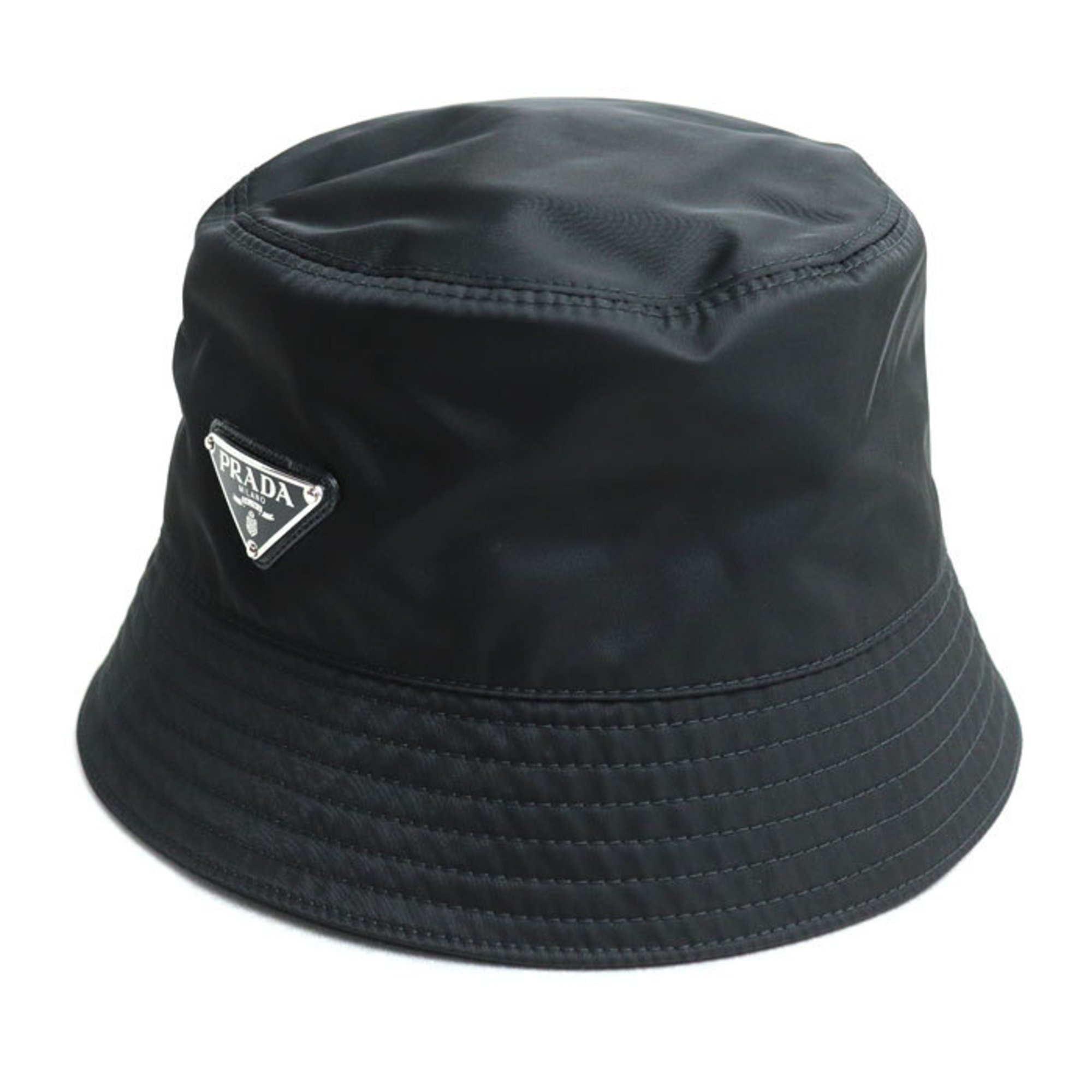 PRADA Re-Nylon Bucket Hat, Black, 2HC137, 2DMI F0002, M, Unisex