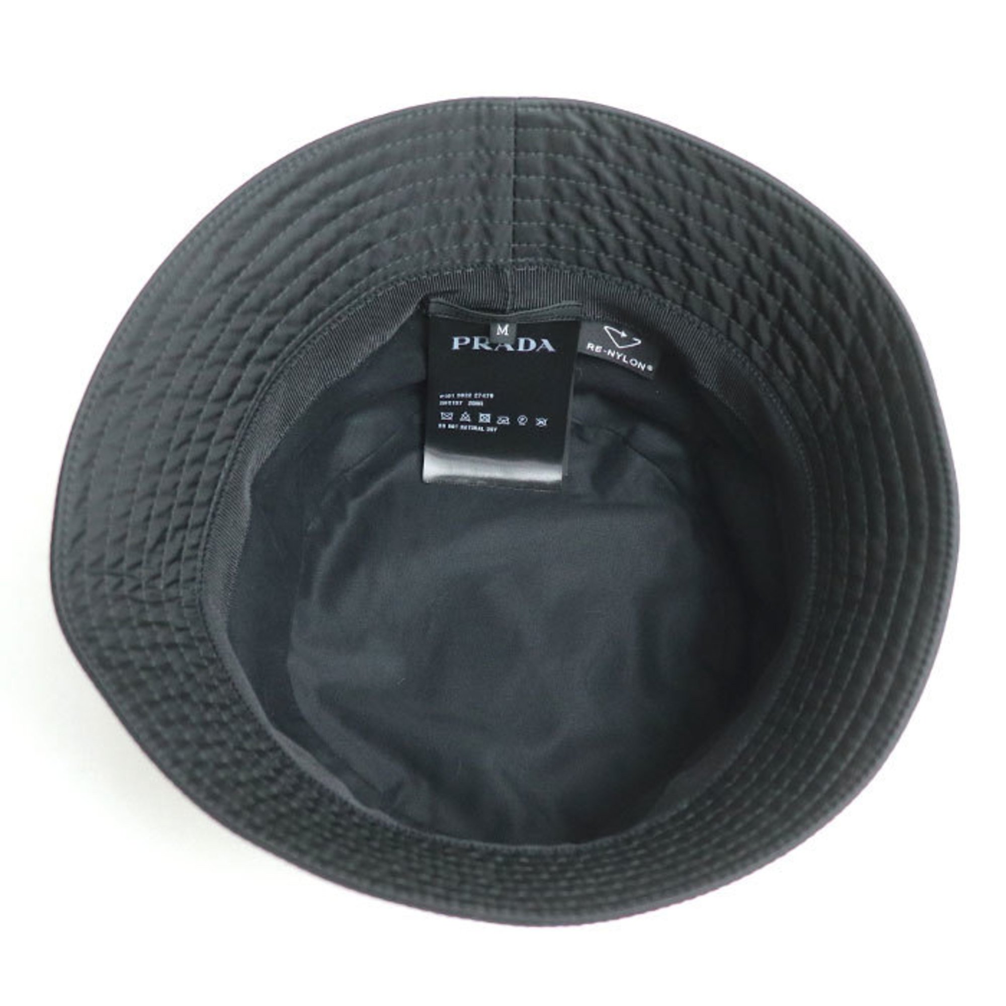 PRADA Re-Nylon Bucket Hat, Black, 2HC137, 2DMI F0002, M, Unisex