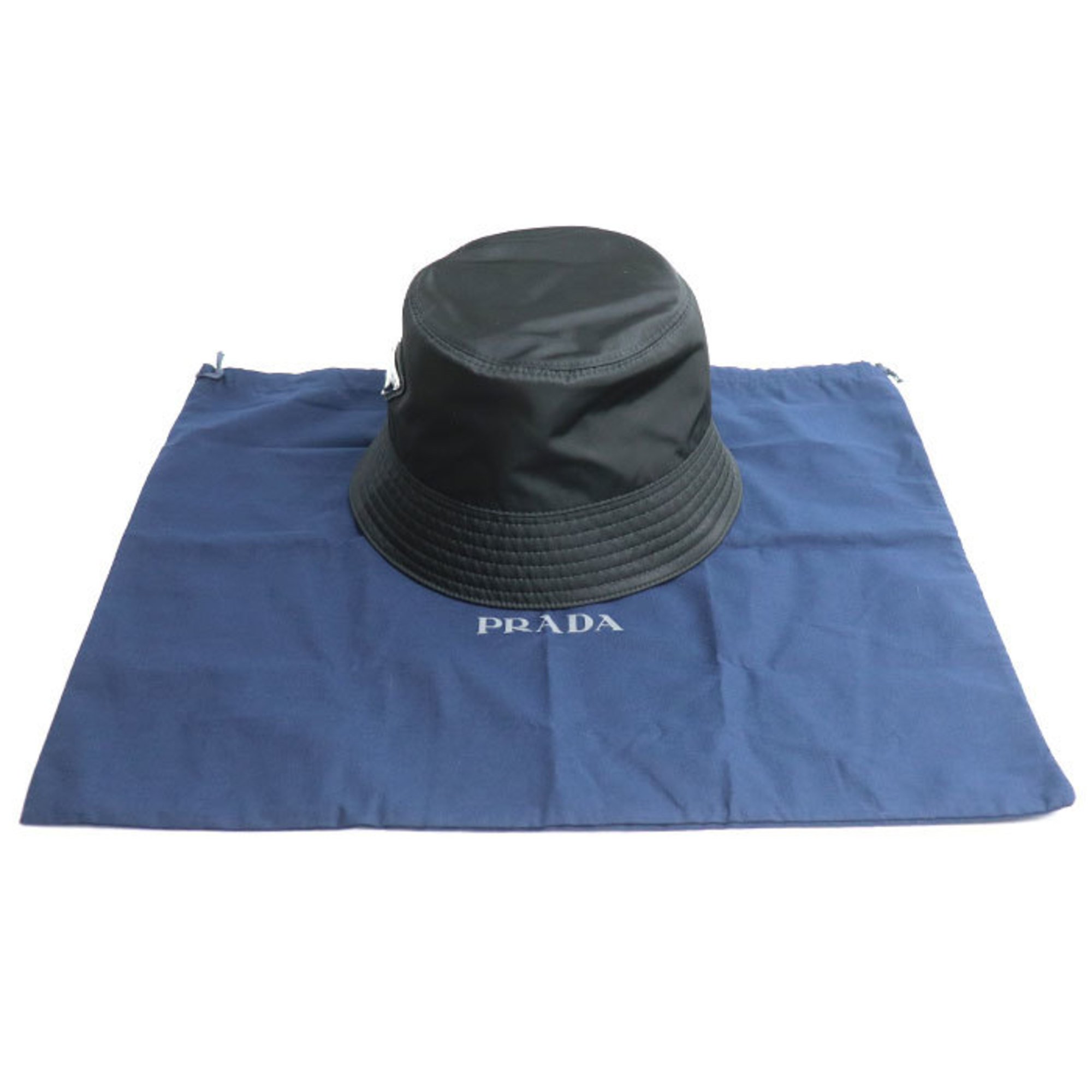 PRADA Re-Nylon Bucket Hat, Black, 2HC137, 2DMI F0002, M, Unisex