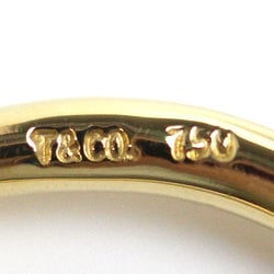 TIFFANY&Co. Tiffany K18YG Yellow Gold Double Hook Ring, Size 8, 3.0g, Women's