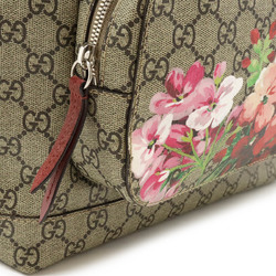 GUCCI GG Blooms Supreme Backpack PVC Suede Flower Print Beige Pink Multicolor 405019