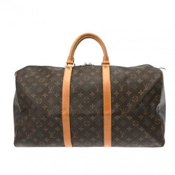 LOUIS VUITTON Louis Vuitton Monogram Keepall 50 Brown M41426 Unisex Canvas Boston Bag