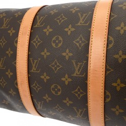 LOUIS VUITTON Louis Vuitton Monogram Keepall 50 Brown M41426 Unisex Canvas Boston Bag