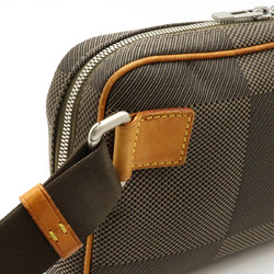 LOUIS VUITTON Damier Geant Acrobat Body Bag Waist Canvas Leather Tail Khaki M93619