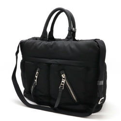 PRADA Tessuto Bomber Tote Bag Shoulder Nylon Leather NERO Black Purchased at a domestic boutique BN2617