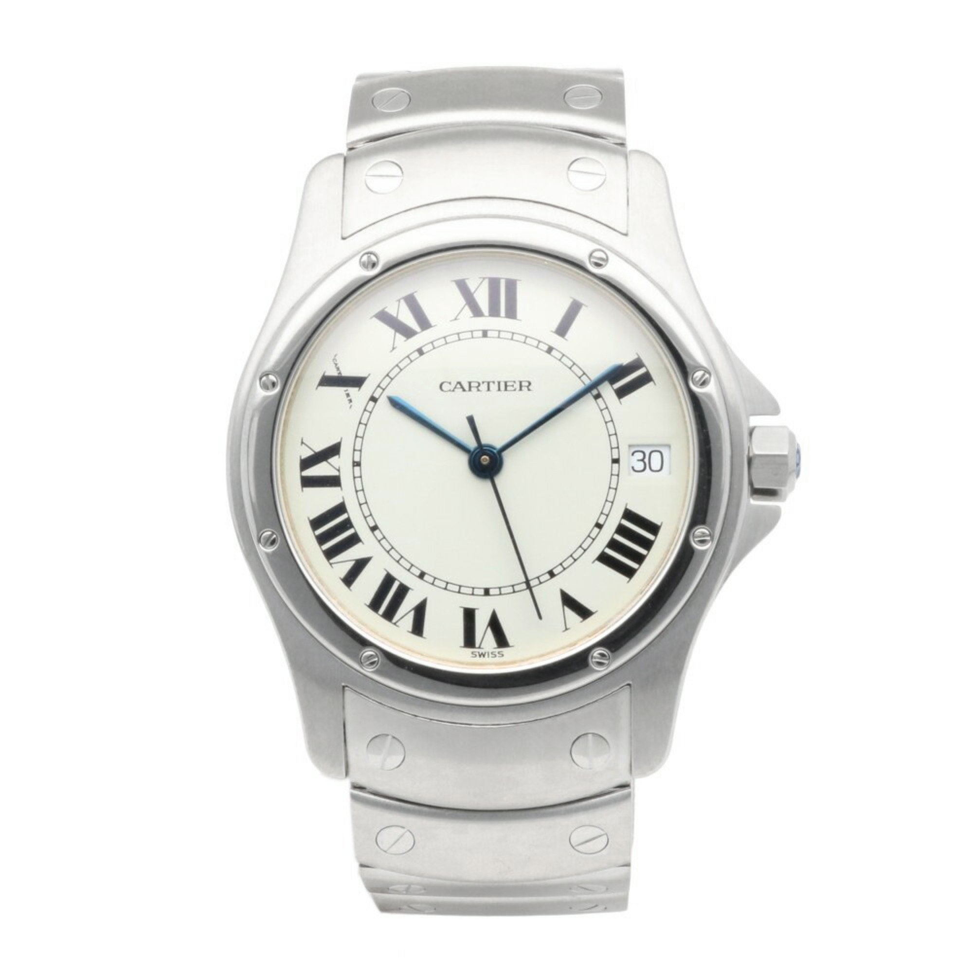 Cartier Santos Cougar Watch, Stainless Steel 19201, Automatic, Men's, CARTIER, Overhauled