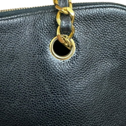 Chanel Shoulder Bag Caviar Skin Black Women's CHANEL