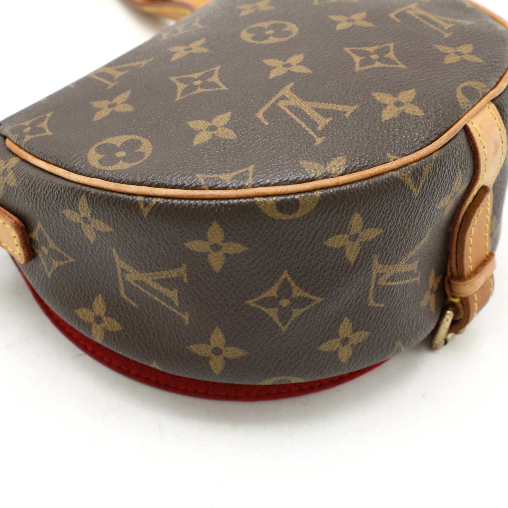 LOUIS VUITTON Louis Vuitton Monogram Tan Blanc Shoulder Bag Pochette M51179