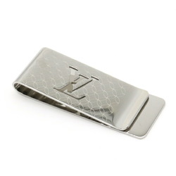 LOUIS VUITTON Louis Vuitton Pens Bier Champs Elysees Money Clip Bill Metal Silver M65041