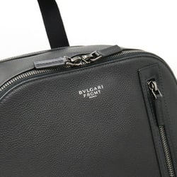 BVLGARI Bulgari Backpack Fragment Collaboration Leather Black 290780