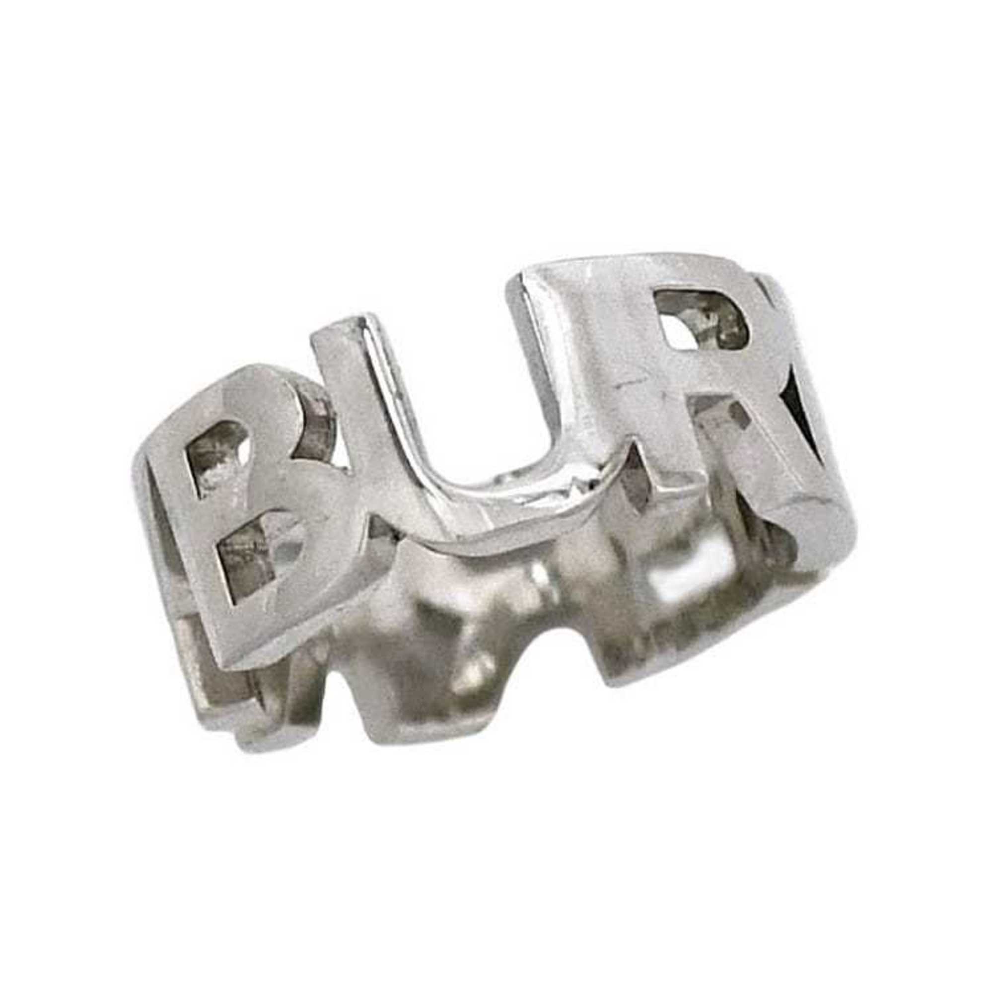 Burberry ring, silver, size 13, metal, BURBERRY, for men and women