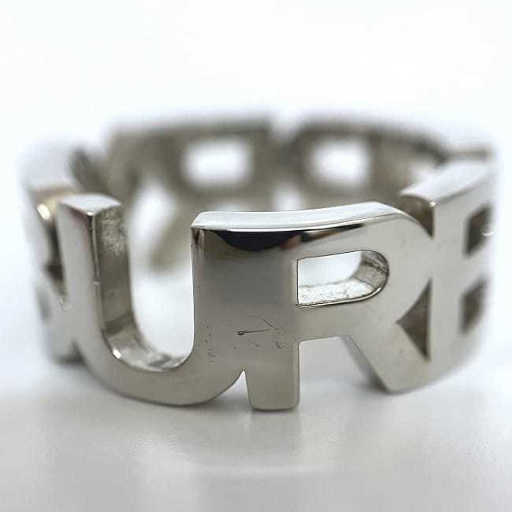 Burberry ring, silver, size 13, metal, BURBERRY, for men and women