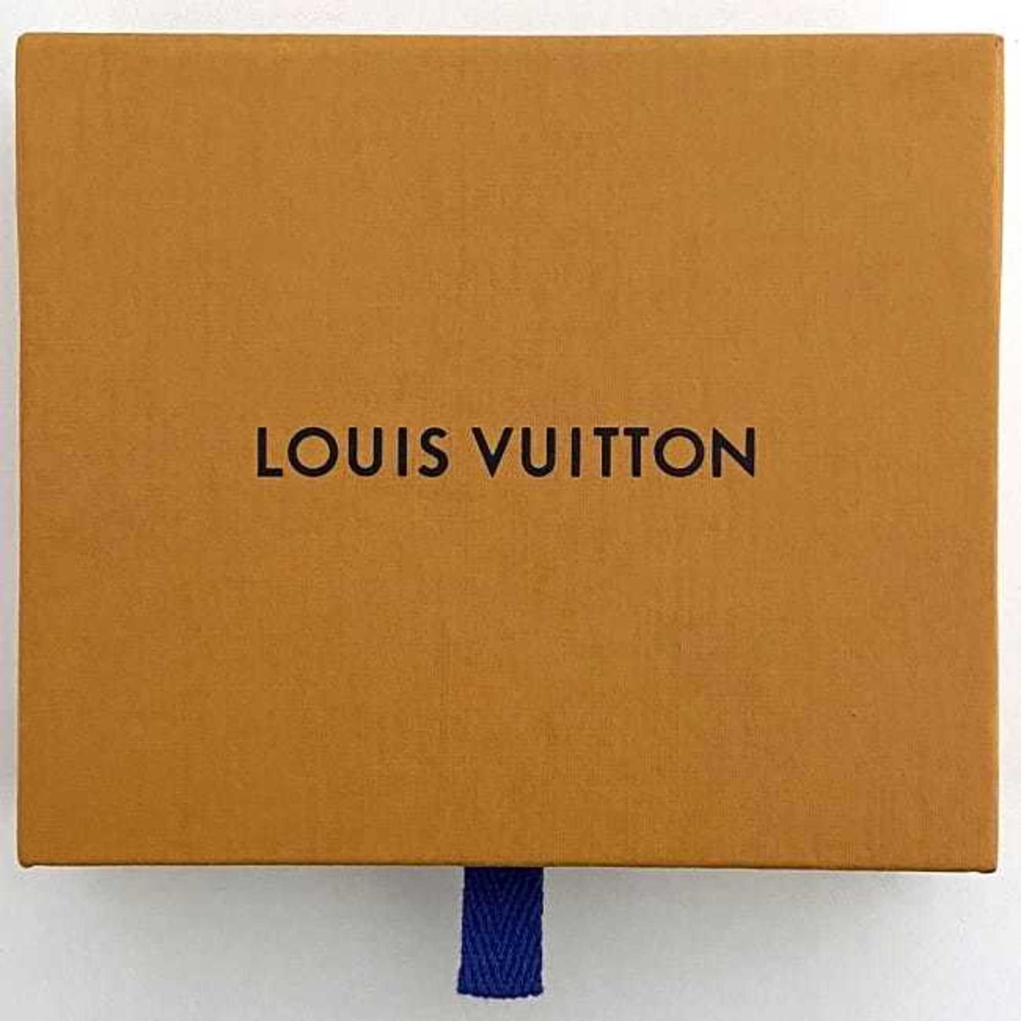 Louis Vuitton Bangle Jonck Monogram Silver M64840 L Size Metal DI1129 LOUIS VUITTON Bracelet LV Men's Women's