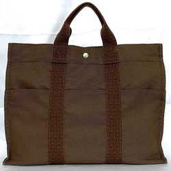 Hermes MM Brown Air Line Canvas HERMES Men's Women's Bag