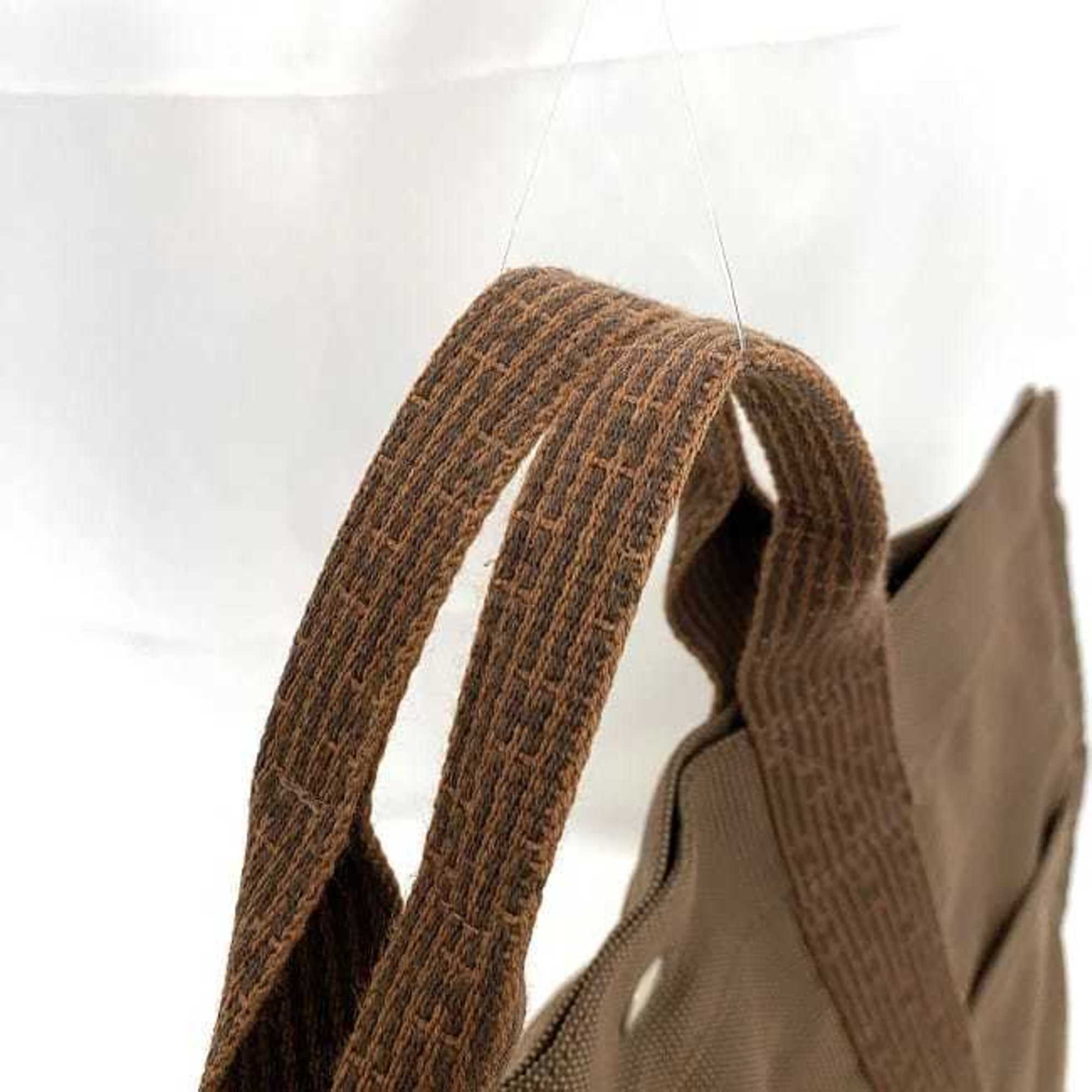 Hermes MM Brown Air Line Canvas HERMES Men's Women's Bag