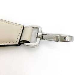 Fendi Strap You Gray Green Shoulder strap only Jacquard canvas Leather FENDI FF Wide width