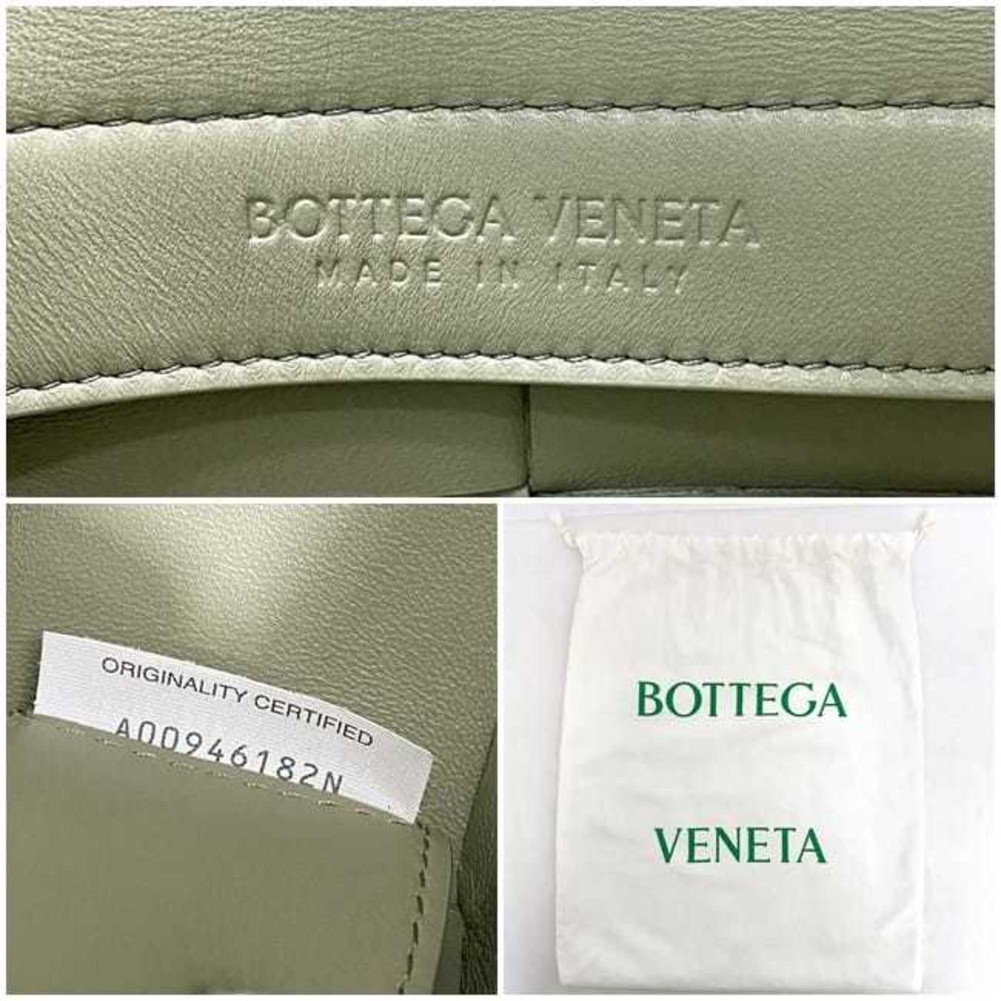 Bottega Veneta 2-way bag East West Light Green Arco f-20865 Bag Leather BOTTEGA VENETA Shoulder Handbag Smoky color Hand