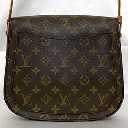 Louis Vuitton Shoulder Bag Saint-Cloud GM Brown Monogram M51242 Pochette Canvas Tanned Leather TH0904 LOUIS VUITTON Flap Women's