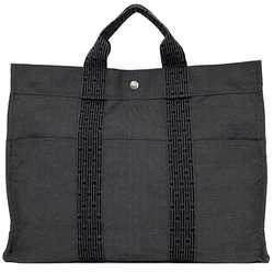 Hermes MM Grey Air Line Canvas HERMES Men's Women's Bag