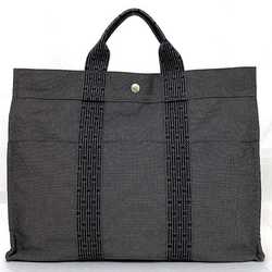 Hermes MM Grey Air Line Canvas HERMES Men's Women's Bag