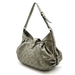 LOUIS VUITTON Louis Vuitton Monogram Mahina XS Shoulder Bag Calf Leather Metallic Argent Silver M95718