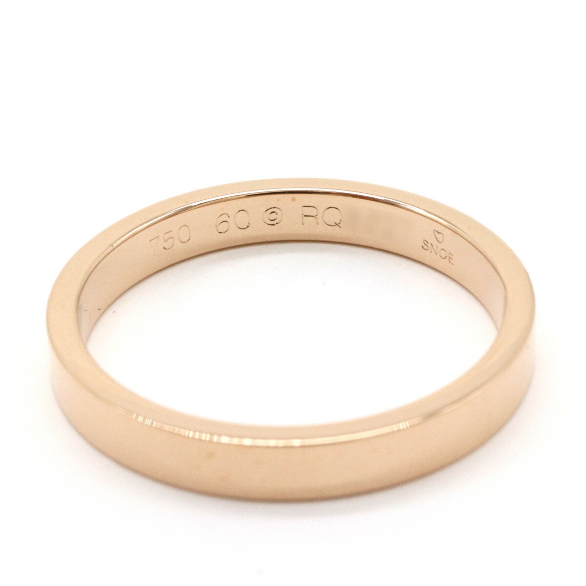 Cartier C de Wedding Ring, K18PG Pink Gold #60, Size 19.5 B4087200