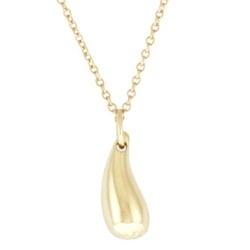 Tiffany Teardrop Necklace 18K Gold Women's TIFFANY&Co. BRJ09000000056745