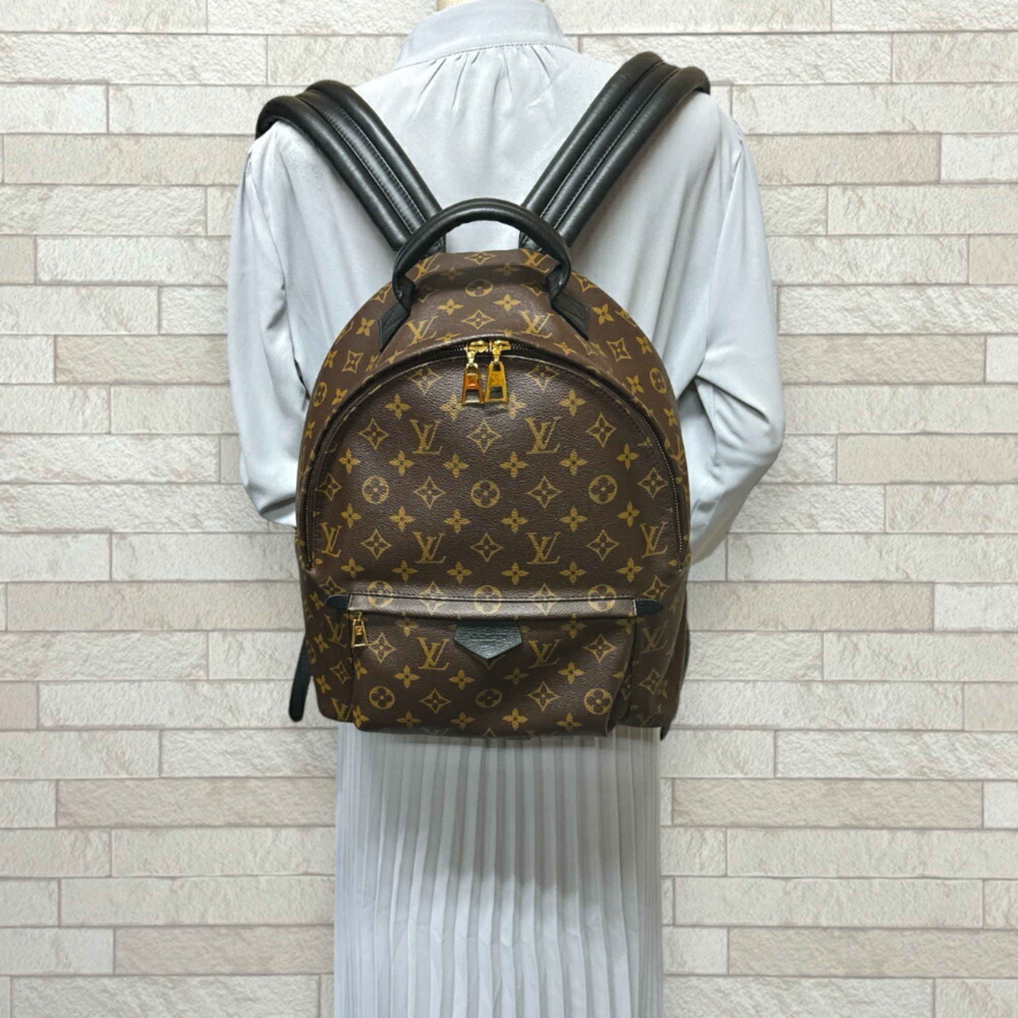 Louis Vuitton Palm Springs MM Monogram Backpack/Daypack Canvas M41561 Unisex LOUIS VUITTON