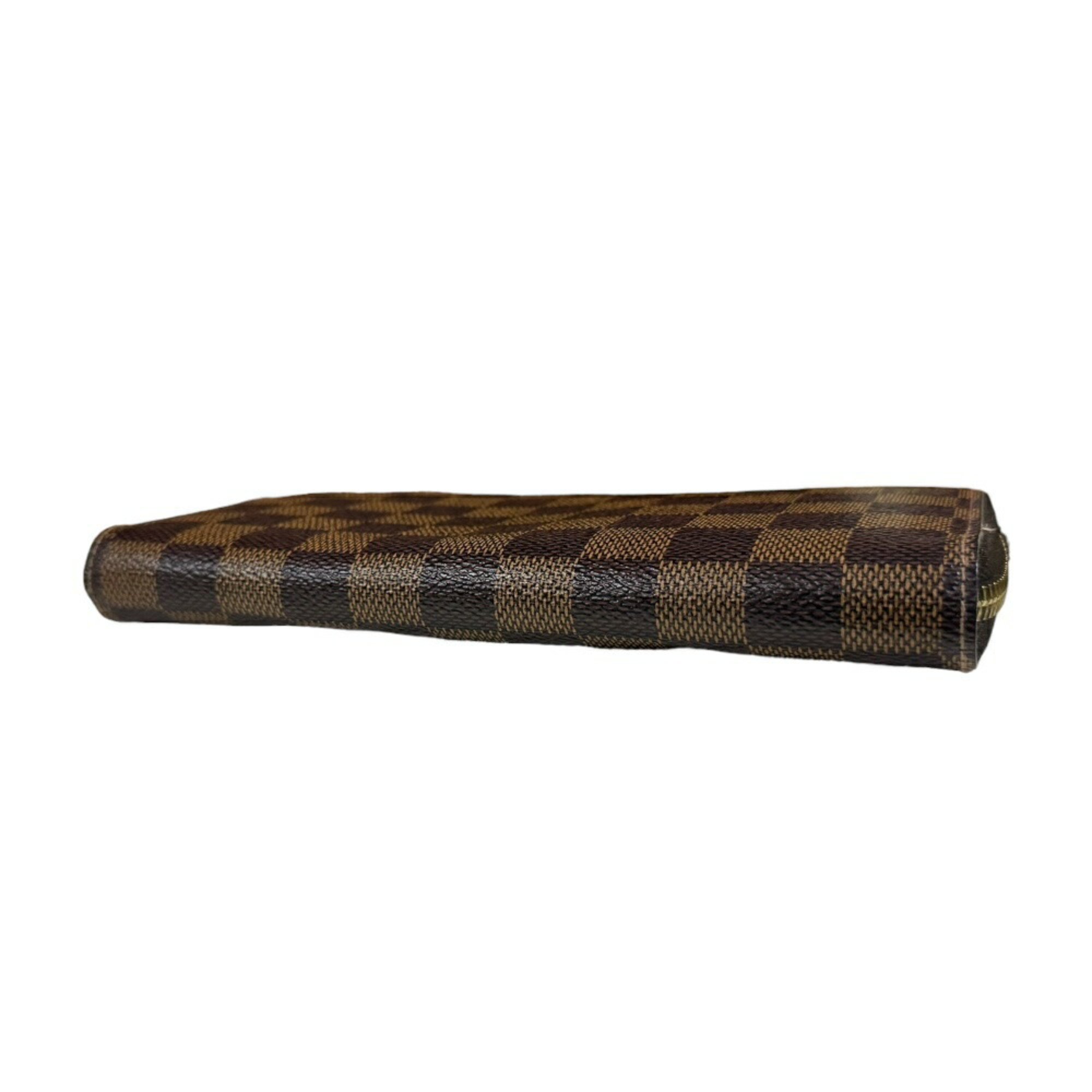 Louis Vuitton Zippy Wallet Damier Long Canvas N60015 Unisex LOUIS VUITTON