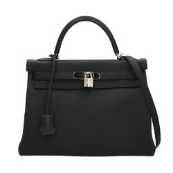 Hermes Kelly 32 Shoulder Bag Togo Black Women's HERMES