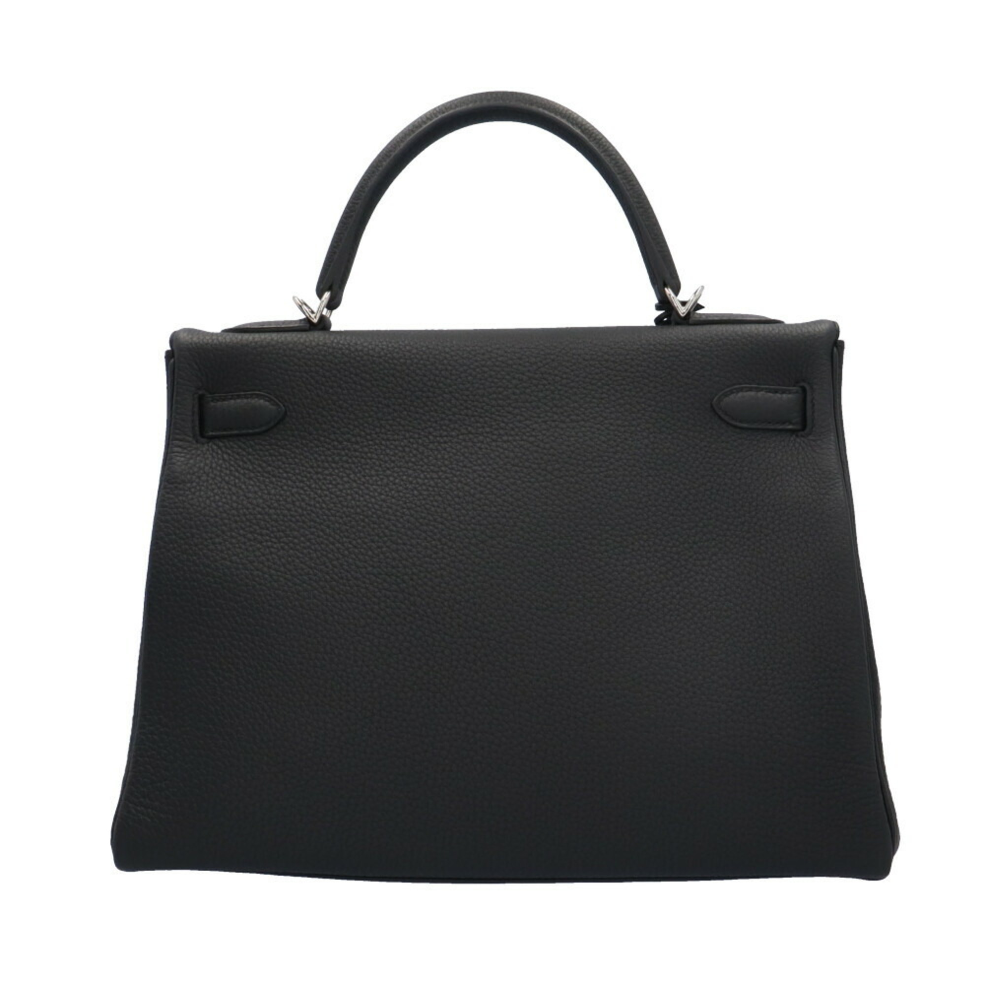 Hermes Kelly 32 Shoulder Bag Togo Black Women's HERMES