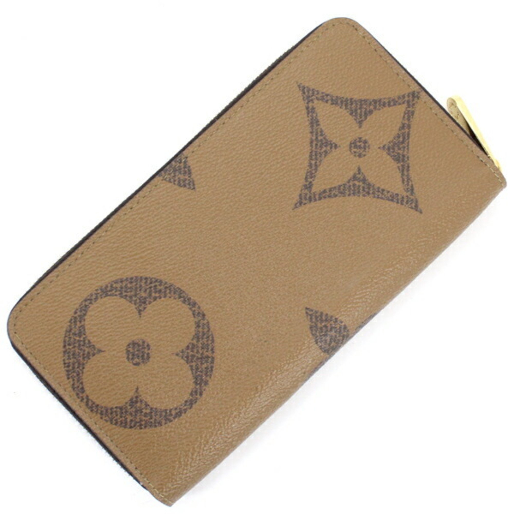 Louis Vuitton Long Wallet Zippy Monogram Giant Reverse Round M69353 Men's Women's Zip LOUIS VUITTON