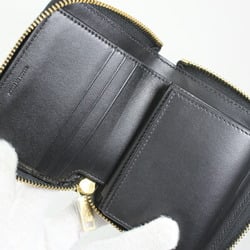 Celine Wallet Wallet/Coin Case Business Card Holder/Card Small Zip Essential Black Round Around Bi-fold 10L203BEL.38NO