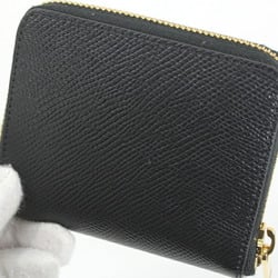 Celine Wallet Wallet/Coin Case Business Card Holder/Card Small Zip Essential Black Round Around Bi-fold 10L203BEL.38NO