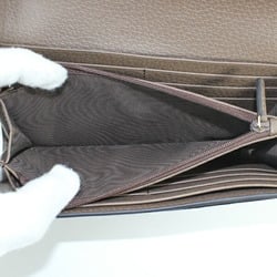 Gucci long wallet, bifold, Ophidia GG Continental Wallet, Supreme canvas, leather, beige, brown