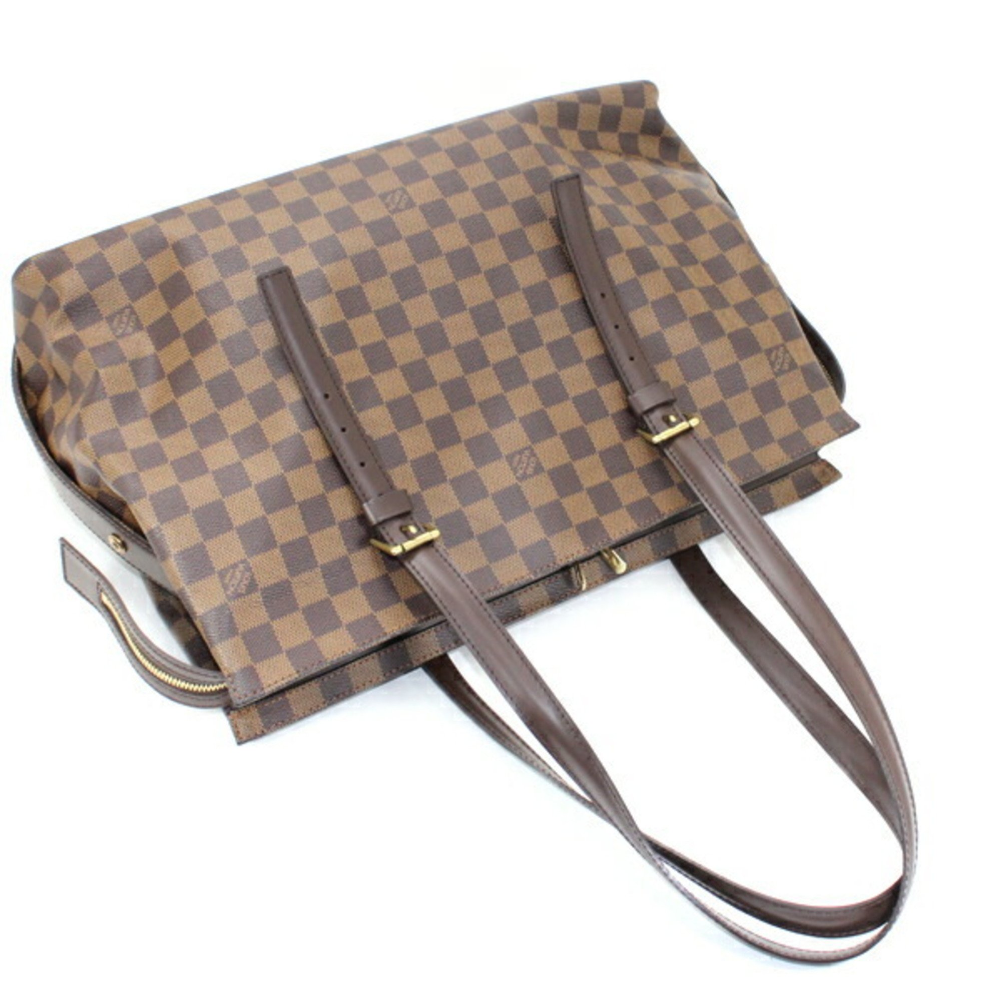 Louis Vuitton Bag Chelsea Damier Tote Shoulder N51119 Brown LOUIS VUITTON