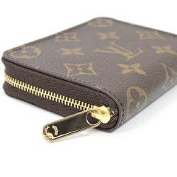 Louis Vuitton Wallets & Coin Cases Monogram Zippy Purse Round Brown Men's Women's M60067 Compact Wallet