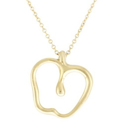 Tiffany Apple Necklace 18K Gold Women's TIFFANY&Co. BRJ09000000055519