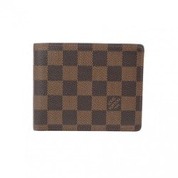 LOUIS VUITTON Damier Portefeuille Florin Brown N60011 Women's Canvas Bi-fold Wallet